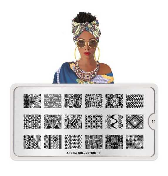 Moyou London ネイルスタンププレート AFRICA 11