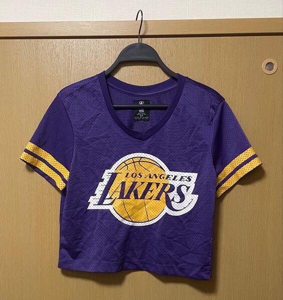 LAKERS NBA ロサンゼルスレイカーズ s ユニフォーム メッシュTシャツ
