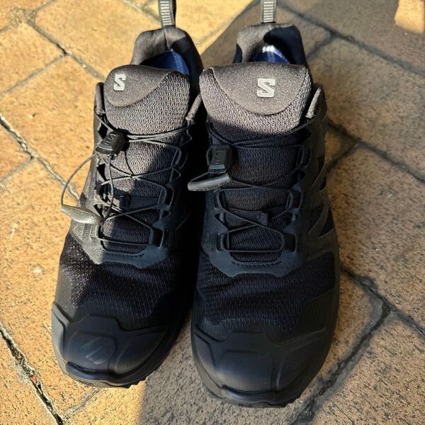 美品SALOMON/サロモン メンズ スニーカー 防水 X-ADVENTURE GTXゴアテックス 数時間使用