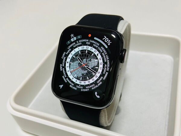 Apple Watch シリーズ4 44mm アップルウォッチ ブラック ステンレス