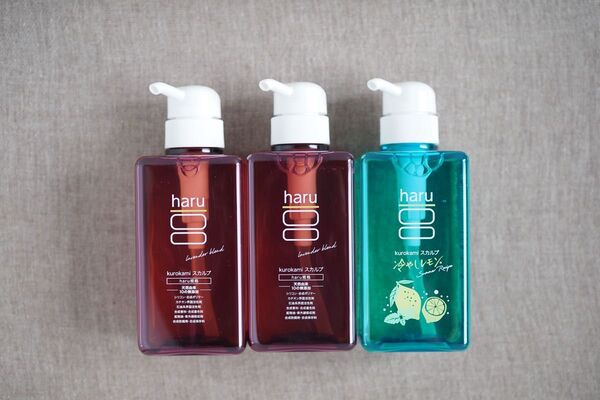 haru シャンプー 400ml×3本(ラベンダー×2本/サマーレシピ×1本)