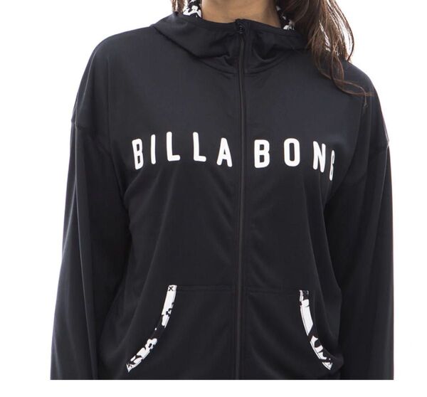 新品未使用 ビラボン BILLABONG レディース ラッシュガード 長袖 ジップパーカー Lサイズ