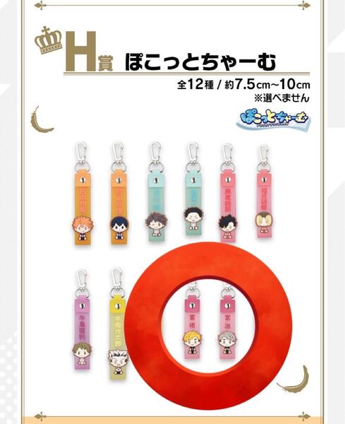 ハイキュー 一番くじ 10th Anniversary H賞 ぽこっとちゃーむ 宮侑 宮治 セット