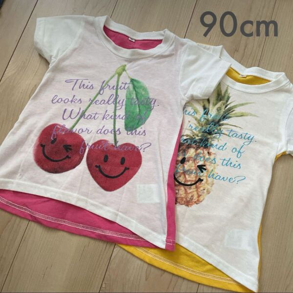 半袖 Tシャツ 2枚セット 90cm チュニック 子供服 ベビーキッズ 半袖Tシャツ