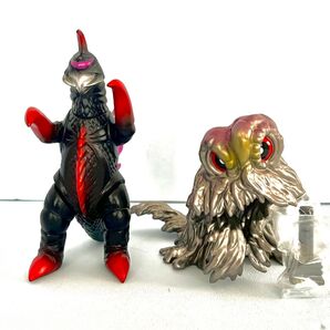 CCP ミドルサイズシリーズ 煙突ヘドラ 第一弾 スタンダードカラー、ガイガン デザインイメージver. 2体 開封品