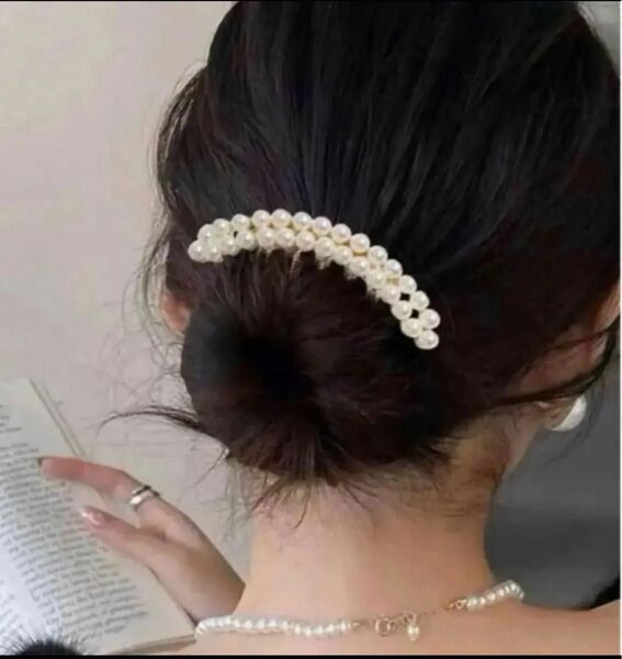 髪飾り パール ヘアアクセサリー 式 ゴールド 髪飾り かんざし ヘアクリップ 夜会巻き 結婚式 ドレス