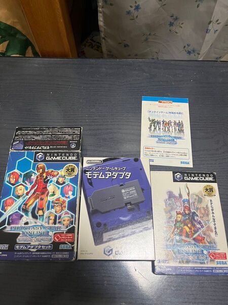 ゲームキューブ ファンタシースターオンライン エピソード1&2 モデムアダプタセット