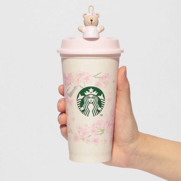 新品未使用 スターバックスSAKURA 2025 リユーザブルカップ ベアリスタ さくら スタバ STARBUCKS