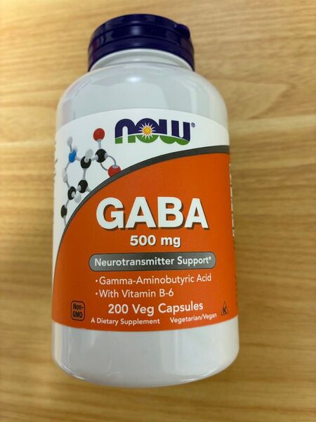 GABA 500 mg 200粒 ナウフーズ Now Foods 新品未開封
