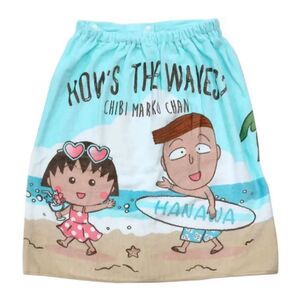 ちびまる子 プール 水泳 ラップタオル 巻きタオル 新品未使用 プールタオル 巻きタオル バスタオル ラップタオル スイミング
