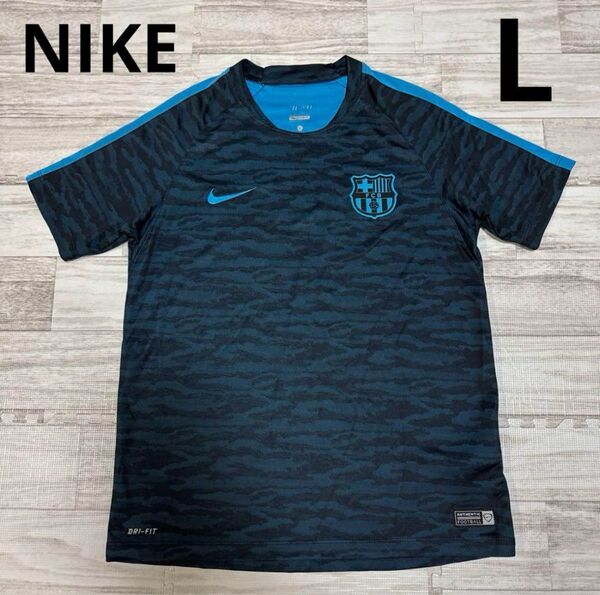 NIKE ナイキ FCB バルセロナ プラシャツ フットサル サッカー 155 160 L