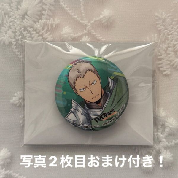 ハイキュー ハイキューファンパーク fan park ハイドリ 缶バッジ 青根 非売品 ※おまけ付き!