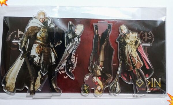 1点 1種 北欧神話オープンワールドRPG オーディン:ヴァルハラ・ライジング アクリルスタンド 4体 非売品 新品未開封