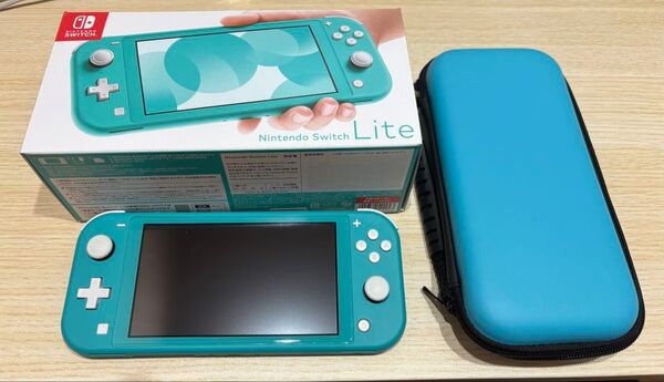 Nintendo Switch Lite ターコイズ 本体 ケース付き
