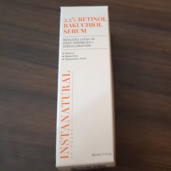 INSTANATURAL 2.5% レチノールバクチオール美容液Retinol Bakuchiol Serum 30ml