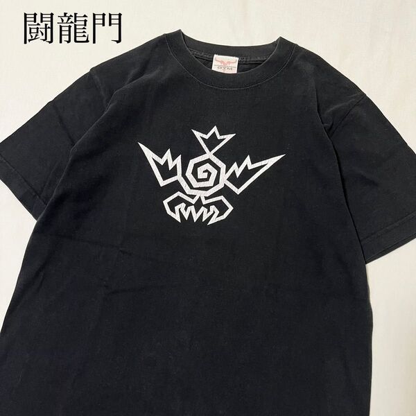 ULTIMO DRAGON GYM 闘龍門 プロレス Tシャツ ブラック 古着