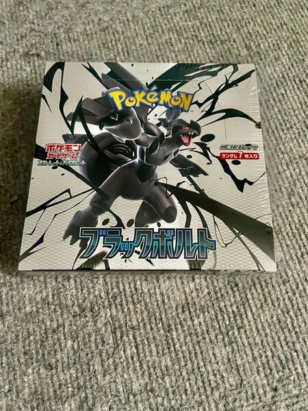ポケモンカードゲーム スカーレット&バイオレット 拡張パック ブラックボルト BOX 未開封 シュリンク付き