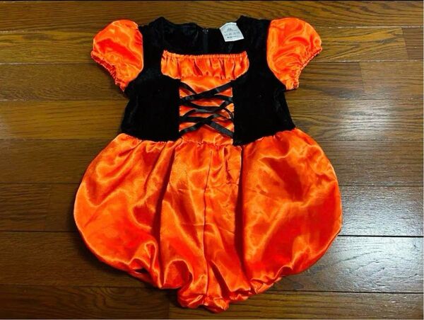パンプキンドレス パンプキンスーツ かぼちゃパンツ カバーオール ドレス風ジャンプスーツ バルーンワンピース ハロウィン衣装