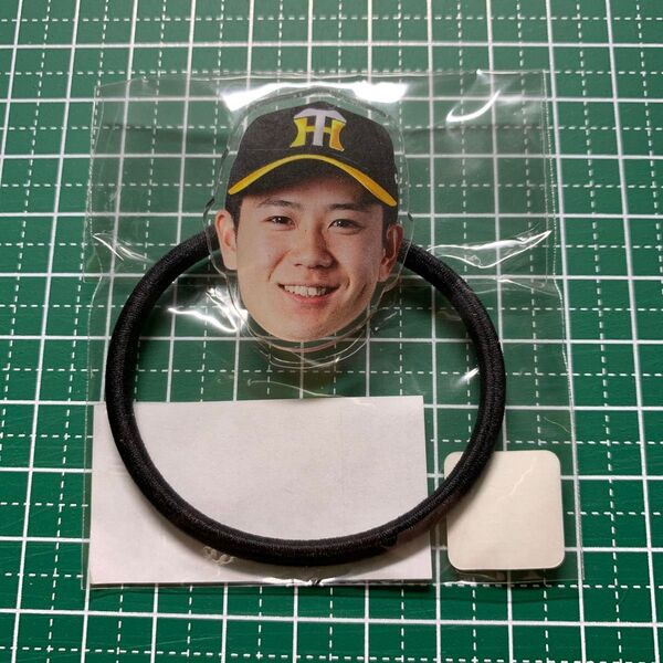 阪神タイガース 山田脩也 ダイカットアクリルヘアゴム 52 山田選手 ヘアゴム 阪神 タイガース