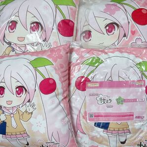 桜ミク くじ クッション