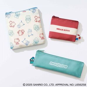 SPRiNG スプリング付録 サンリオキャラクターズ ポーチ3点セット