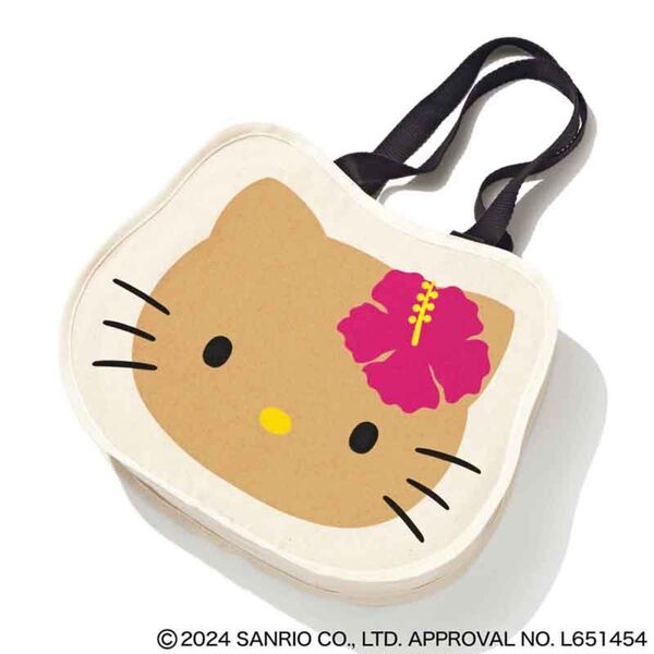 sweet スウィート増刊付録 日焼けハローキティ どデカフェイス形トートバッグ