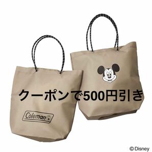 otona MUSE オトナミューズ付録 コールマン/ミッキーマウス 両A面トートバッグ