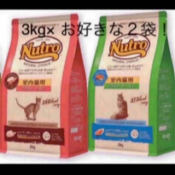 ニュートロ ナチュラルチョイス アダルトチキン アダルトサーモン 猫用 3kg×2袋