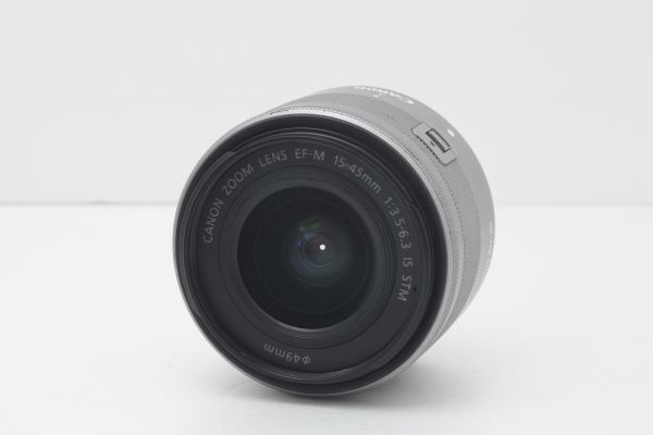 キャノン Canon EF-M15-45mm F3.5-6.3 IS STM 完動品 #257b