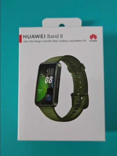 HUAWEI Band8 スマートウォッチ エメラルドグリーン ASK-B19 高精度睡眠測定【箱なし本体・付属品のみ】
