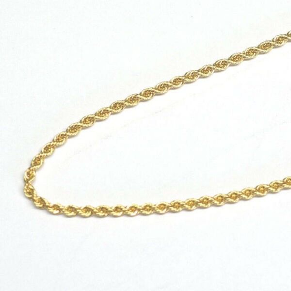 【18金】K18ネックレスロープチェーン/太め2.2mm/50cm/チェーン単品 ネックレス K18 ゴールド チェーン