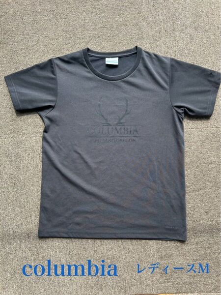 columbia レディース Tシャツ グレー M