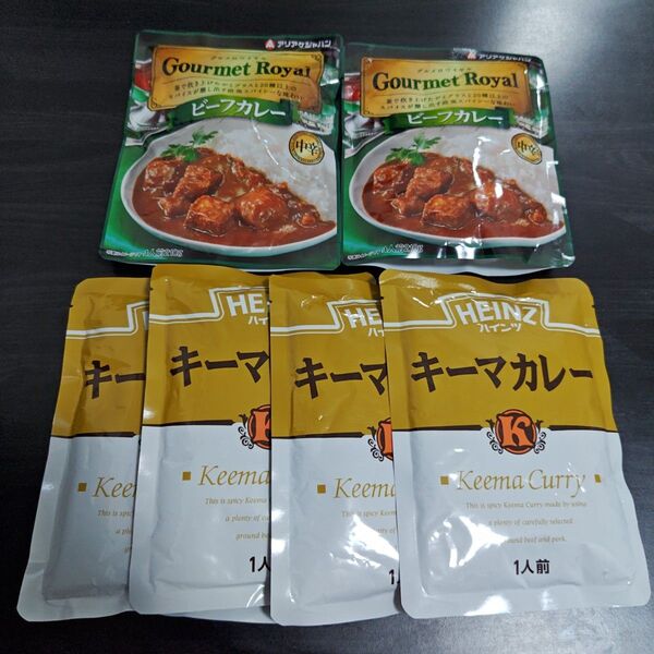 【大特価】ビーフカレー キーマカレー ハインツ グルメロワイヤル レトルト食品