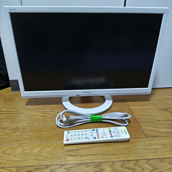 SHARP シャープ LC-22K30 22型 液晶テレビ b-casカード 白