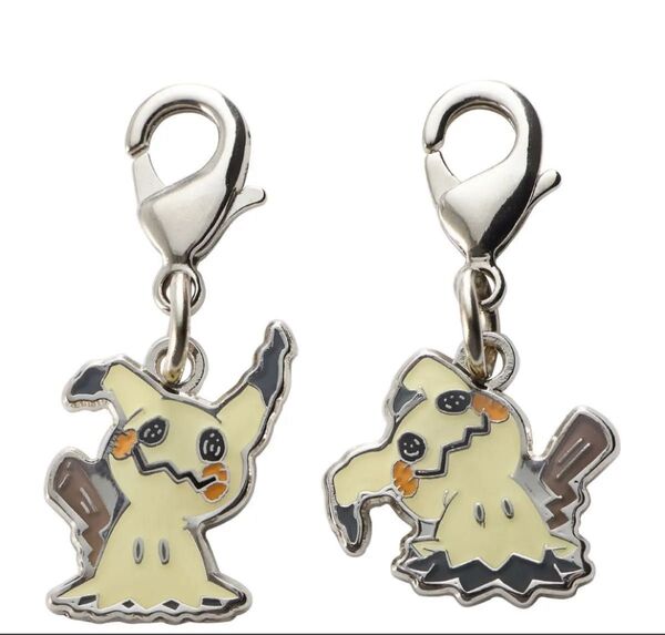 ポケモンセンター 限定 ポケットモンスター キーホルダー 全国ずかん メタルチャーム ミミッキュ ばれたすがた