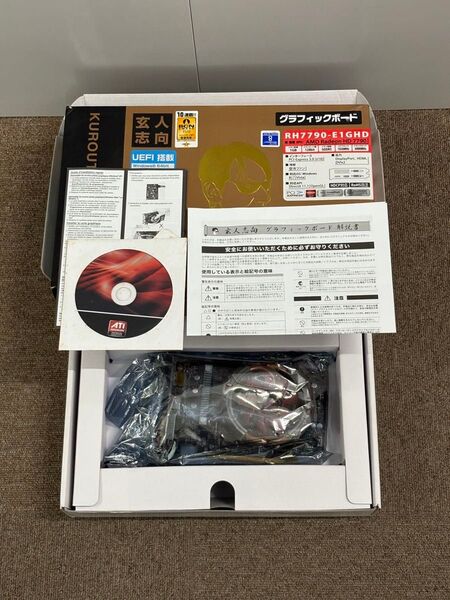【美品】玄人志向 Radeon RH7790-E1GHD グラフィックボード