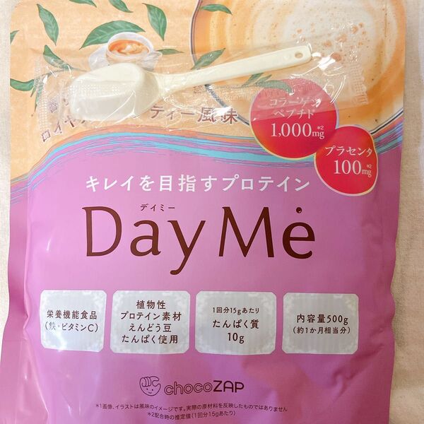 新品未開封!chocoZAP DayMe デイミーデイミープロテイン 計量スプーン付きロイヤルミルクティー風味