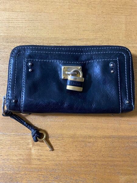 クロエ Chloe パディントン 黒 南京錠 長財布 格安