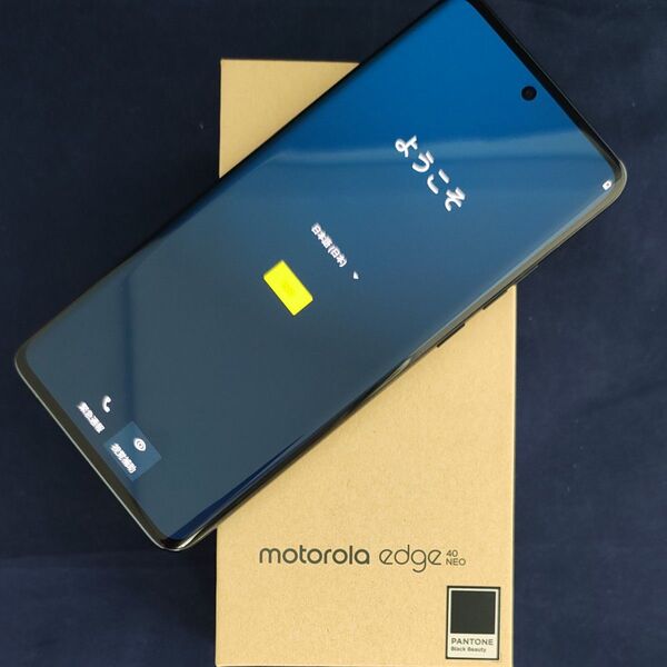 【美品】motorola edge 40 neo メモリー8GB ストレージ256GB ブラックビューティ
