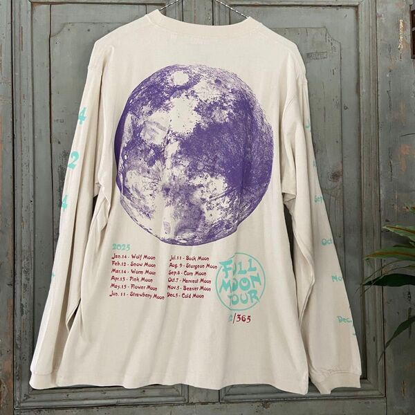 新品!5番 XLsize フルムーン ロングTシャツ ゴースローキャラバン長袖 ロングT