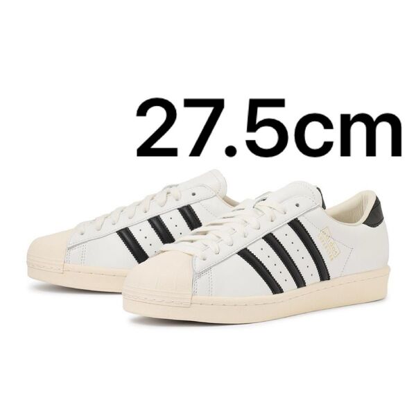 27.5cm adidas SUPERSTAR VINTAGE アディダス スーパースター ヴィンテージ ビンテージ 白 ホワイト