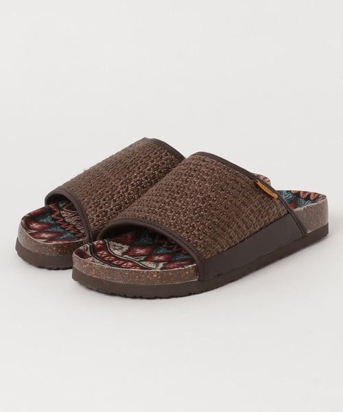 VANS エスニック サンダル ダークブラウン 25cm