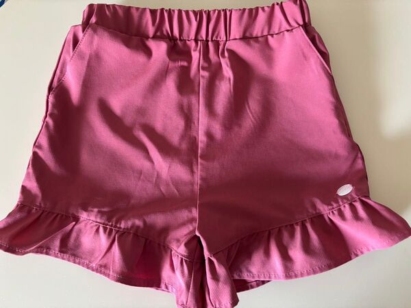petit main プティマイン 水陸両用 フリルショートパンツ ピンク 110