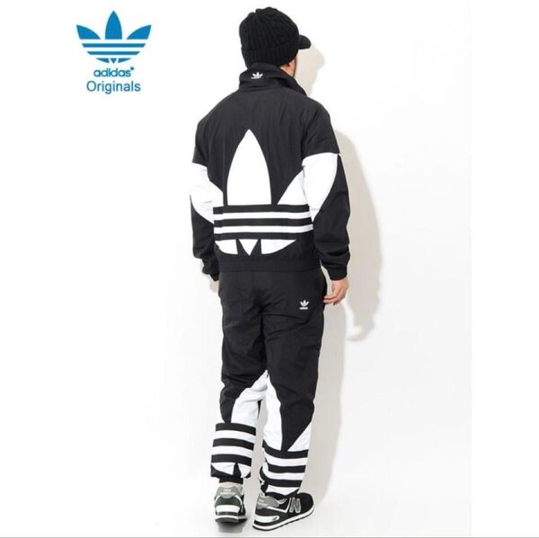 アディダス U BIG TRF TRACKTOP アウター IA3897 ABC-MART限定 *BLK/WHT セットアップ