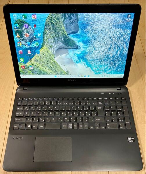 VAIO 大画面 ノートPC 新品SSD 500GB Office2024 Windows11 カメラ