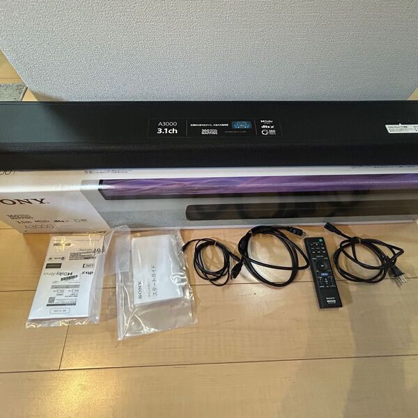SONY サウンドバー HT-A3000 Bluetooth ソニー テレビスピーカー 3.1ch シアターバー