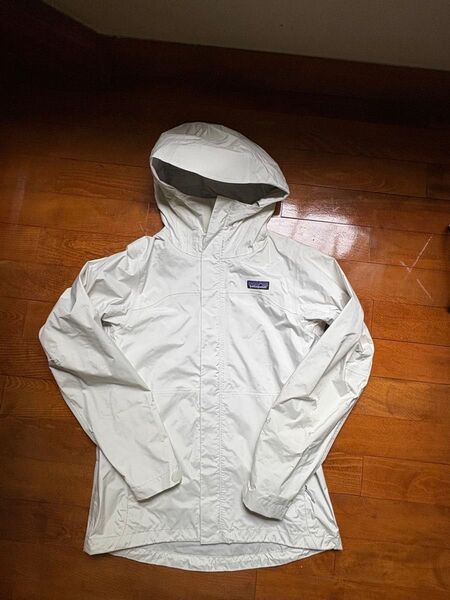 patagoniaパタゴニア トレントシェルジャケット XS レインウェアー ホワイト