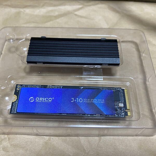 ORICO 1TB NVMe PCIe Gen3 M.2 SSD 2280サイズ ヒートシンク付属 動作確認済