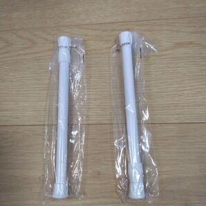 突っ張り棒(35-44cm) 2本セット ホワイト 新品未使用