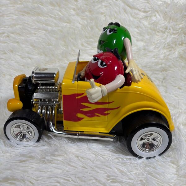 【希少】 M&M's エムアンドエムズ Hotrod ディスペンサー ブリキ